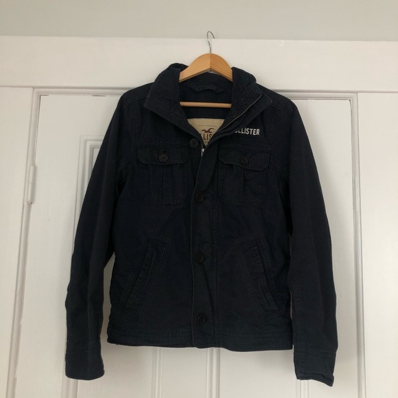 NWOT Hollister Navy Jacket Women’s Size Small - Picture 8 of 8